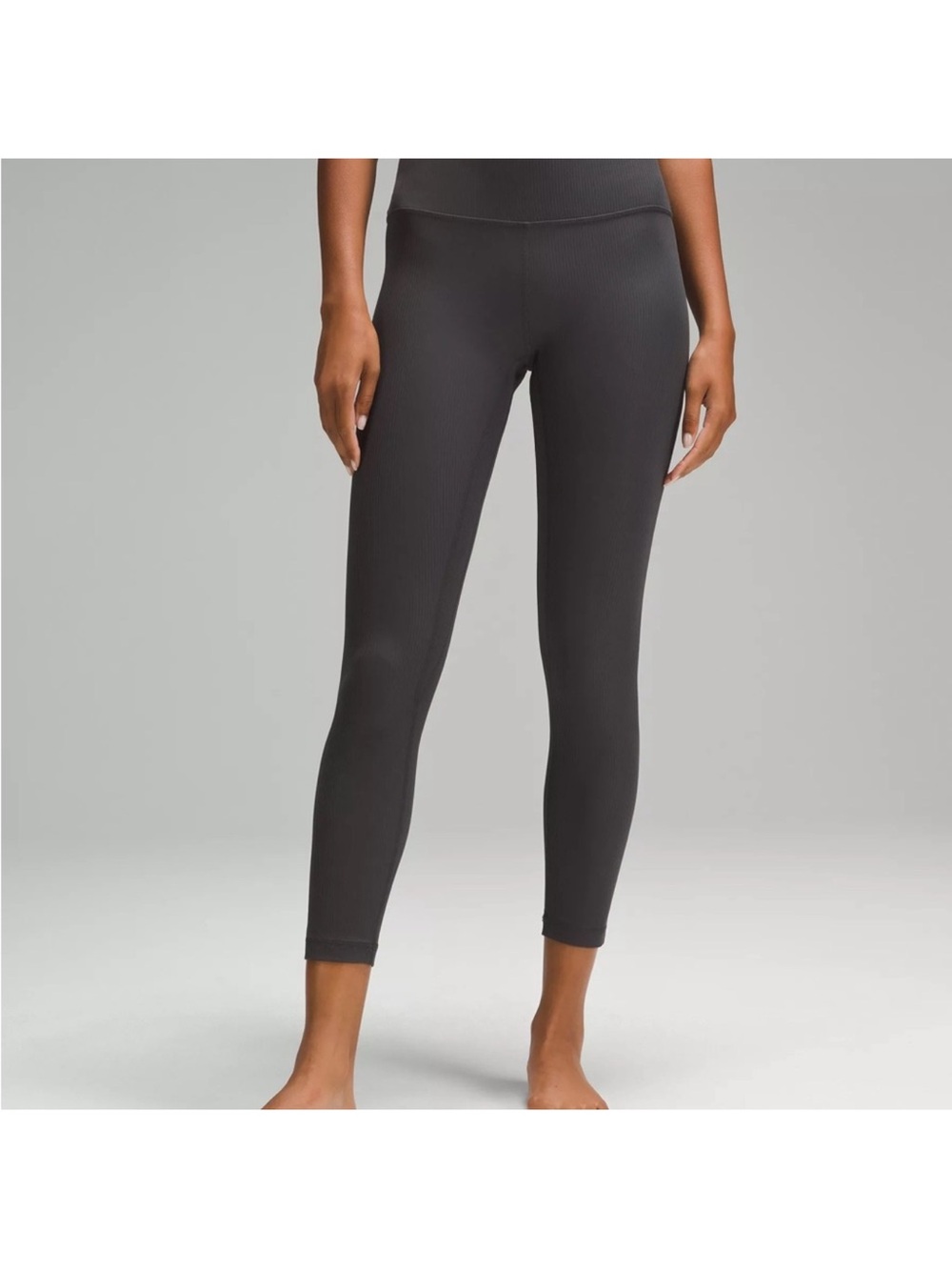 Lululemon Align Ribbed High-Rise Pant 25", Graphite Grey